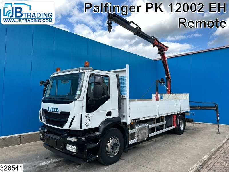 Iveco Stralis 310 EURO 6, Steel suspension, Palfinger - Camión caja abierta, Camión grúa: foto 1 Iveco Stralis 310 EURO 6, Steel suspension, Palfinger - Camión caja abierta, Camión grúa: foto 1