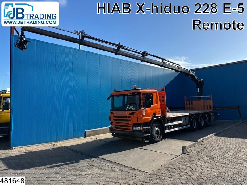 Scania P 410 8x4, EURO 6, HIAB, Remote - Camión caja abierta, Camión grúa: foto 1 Scania P 410 8x4, EURO 6, HIAB, Remote - Camión caja abierta, Camión grúa: foto 1