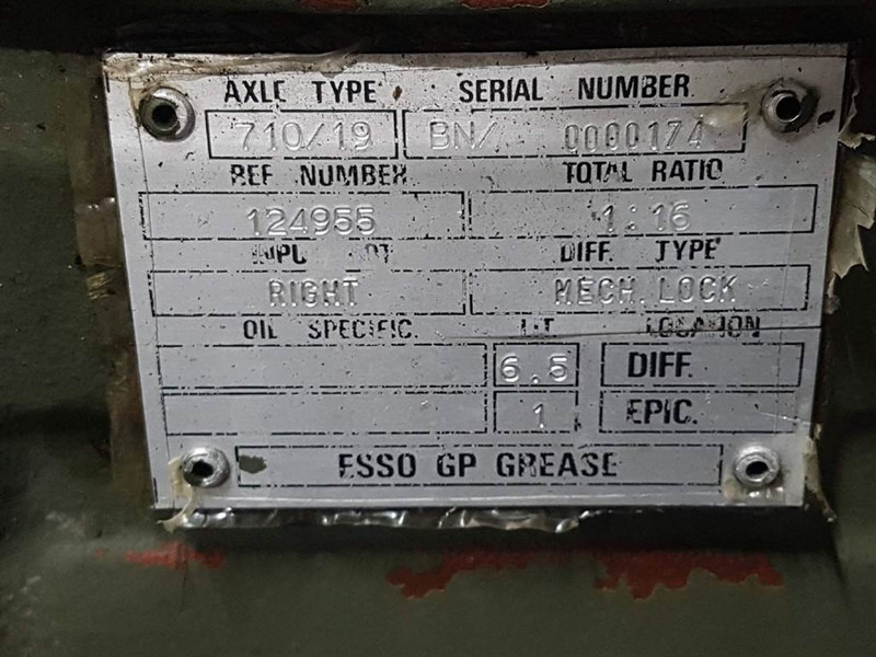 Leasing de Carraro 710/19-124955-Axle/Achse/As Carraro 710/19-124955-Axle/Achse/As: foto 8