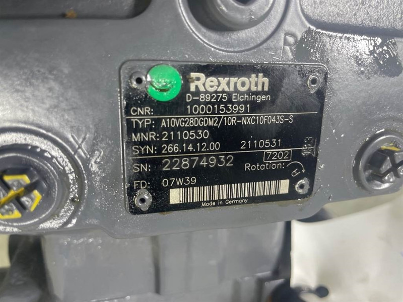 WACKER NEUSON 1000153991-Rexroth A10VG28DGDM2/10R-Drive pump - Hidráulica para Maquinaria de construcción: foto 4 WACKER NEUSON 1000153991-Rexroth A10VG28DGDM2/10R-Drive pump - Hidráulica para Maquinaria de construcción: foto 4