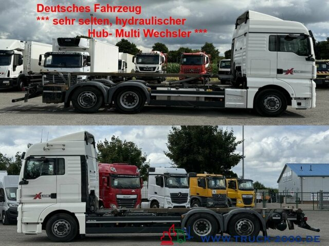 MAN TGX 26.500 XLX Haus Bett hydr Hub Multi Wechsler - Camión portacontenedore/ Intercambiable: foto 1 MAN TGX 26.500 XLX Haus Bett hydr Hub Multi Wechsler - Camión portacontenedore/ Intercambiable: foto 1