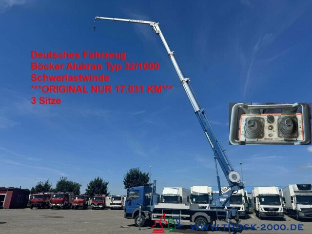 Mercedes-Benz 815 Böcker Dachdecker Montage 32m+Winde -17000km - Camión grúa: foto 1 Mercedes-Benz 815 Böcker Dachdecker Montage 32m+Winde -17000km - Camión grúa: foto 1