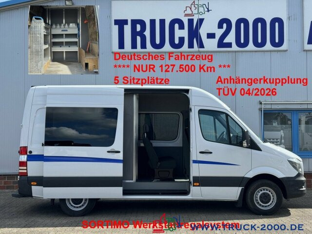 Mercedes-Benz Sprinter 314 Mixto 5Sitzer Sortimo Werkstattsyst - Minibús, Furgoneta de pasajeros: foto 1 Mercedes-Benz Sprinter 314 Mixto 5Sitzer Sortimo Werkstattsyst - Minibús, Furgoneta de pasajeros: foto 1