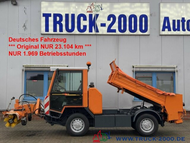 Multicar Kiefer Boki Winterdienst Streuer + Besen 23 TKM - Barredora vial: foto 1 Multicar Kiefer Boki Winterdienst Streuer + Besen 23 TKM - Barredora vial: foto 1