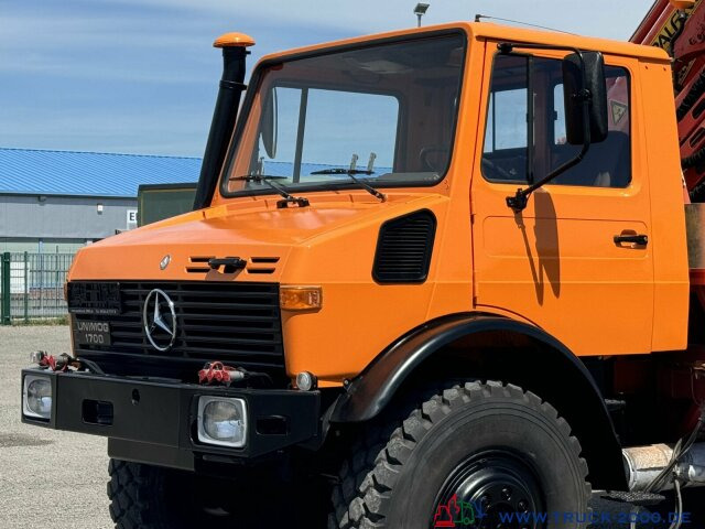 Camión grúa Unimog U1700 Kran PK16000 + Jib Höhe 22,50m + Winde: foto 9