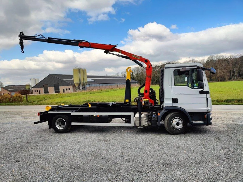 MAN TGL 12.250 Containersysteem Jimeca met kraan Palfinger PK4501 - Camión multibasculante, Camión grúa: foto 4 MAN TGL 12.250 Containersysteem Jimeca met kraan Palfinger PK4501 - Camión multibasculante, Camión grúa: foto 4