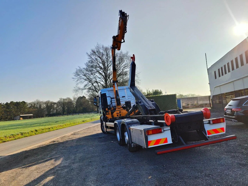 MAN TGX 26.400 6x2 Euro5 Container LEEBUR + Crane Effer 145 - Camión multibasculante, Camión grúa: foto 3 MAN TGX 26.400 6x2 Euro5 Container LEEBUR + Crane Effer 145 - Camión multibasculante, Camión grúa: foto 3