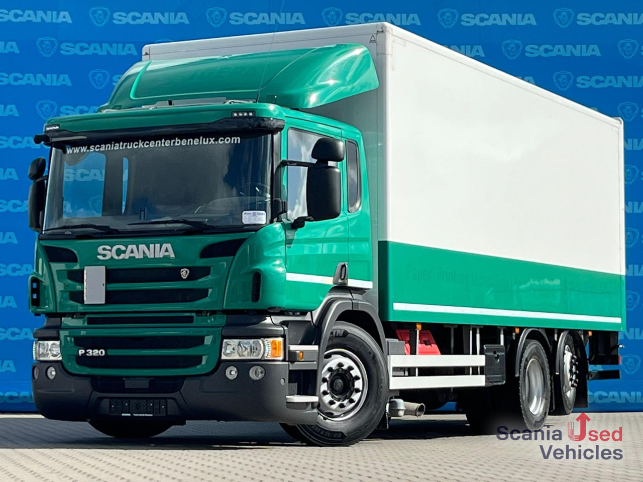 SCANIA P 320 DB6x2*4MNB RETARDER FULL AIR 8T TAIL LIFT 2T - Camión caja cerrada: foto 1 SCANIA P 320 DB6x2*4MNB RETARDER FULL AIR 8T TAIL LIFT 2T - Camión caja cerrada: foto 1