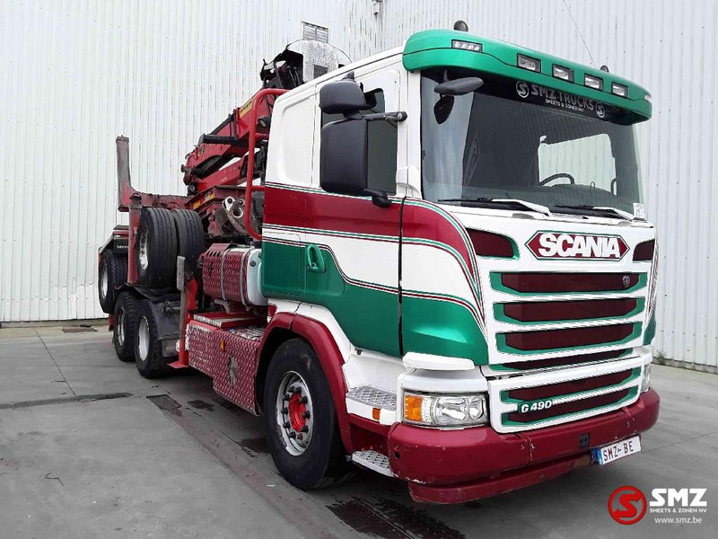 Scania G 490 +palfinger s 3000l82/faymonville - Cabeza tractora: foto 1 Scania G 490 +palfinger s 3000l82/faymonville - Cabeza tractora: foto 1