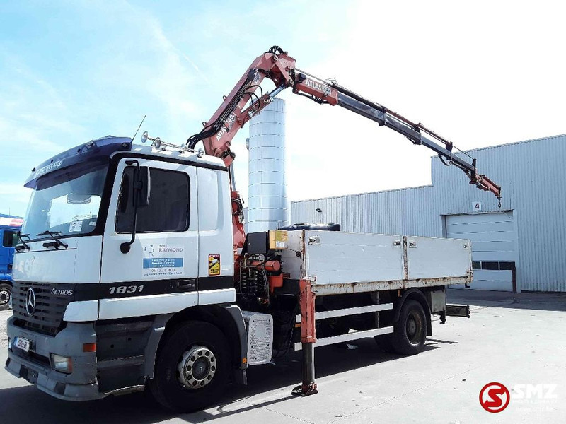 Mercedes-Benz Actros 1831 Atlas Ak140.1A4+remote lames steel 165000km - Camión caja abierta, Camión grúa: foto 5 Mercedes-Benz Actros 1831 Atlas Ak140.1A4+remote lames steel 165000km - Camión caja abierta, Camión grúa: foto 5