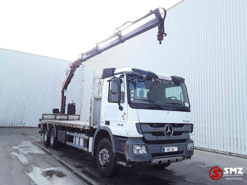 Mercedes-Benz Actros 2636 fassi f 155 full steeleps - Camión caja abierta, Camión grúa: foto 1 Mercedes-Benz Actros 2636 fassi f 155 full steeleps - Camión caja abierta, Camión grúa: foto 1