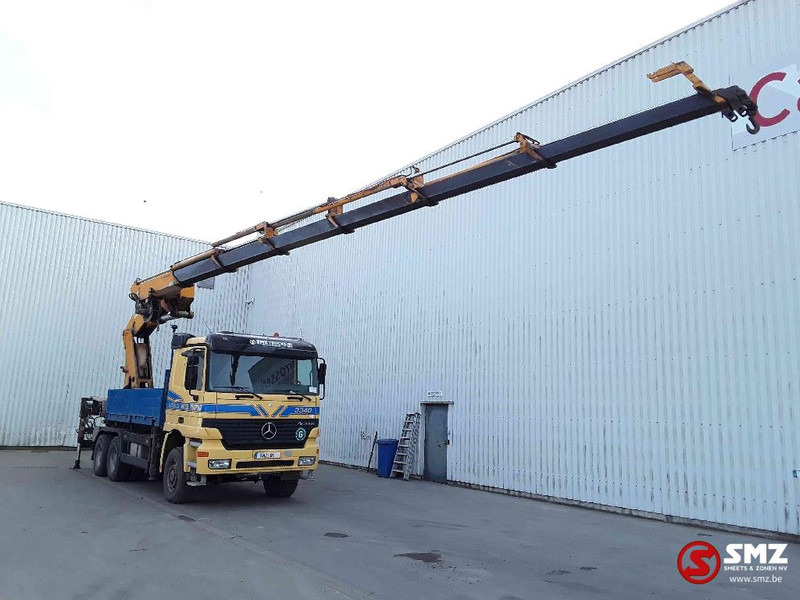 Mercedes-Benz Actros 3340 6x6 Effer 680 6s ext/remote 338'km - Camión caja abierta, Camión grúa: foto 1 Mercedes-Benz Actros 3340 6x6 Effer 680 6s ext/remote 338'km - Camión caja abierta, Camión grúa: foto 1