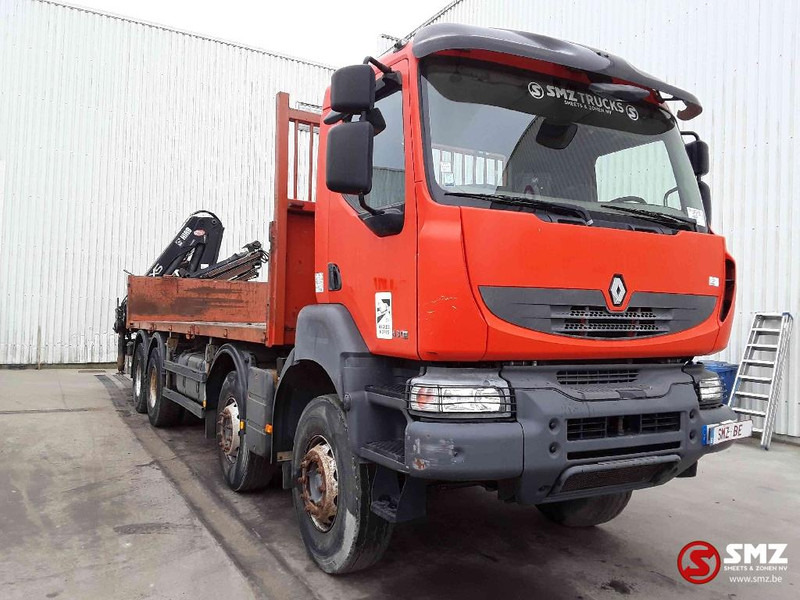 Renault Kerax 430 hiab 166 B- +remote - Camión caja abierta, Camión grúa: foto 1 Renault Kerax 430 hiab 166 B- +remote - Camión caja abierta, Camión grúa: foto 1