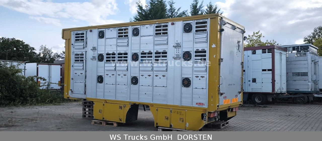 Finkl 2 Stock Viehaufbau Hubdach - Camión para caballos: foto 2 Finkl 2 Stock Viehaufbau Hubdach - Camión para caballos: foto 2