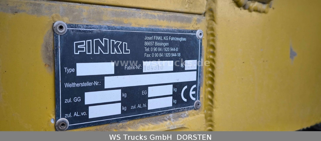 Camión para caballos Finkl 2 Stock Viehaufbau Hubdach: foto 6