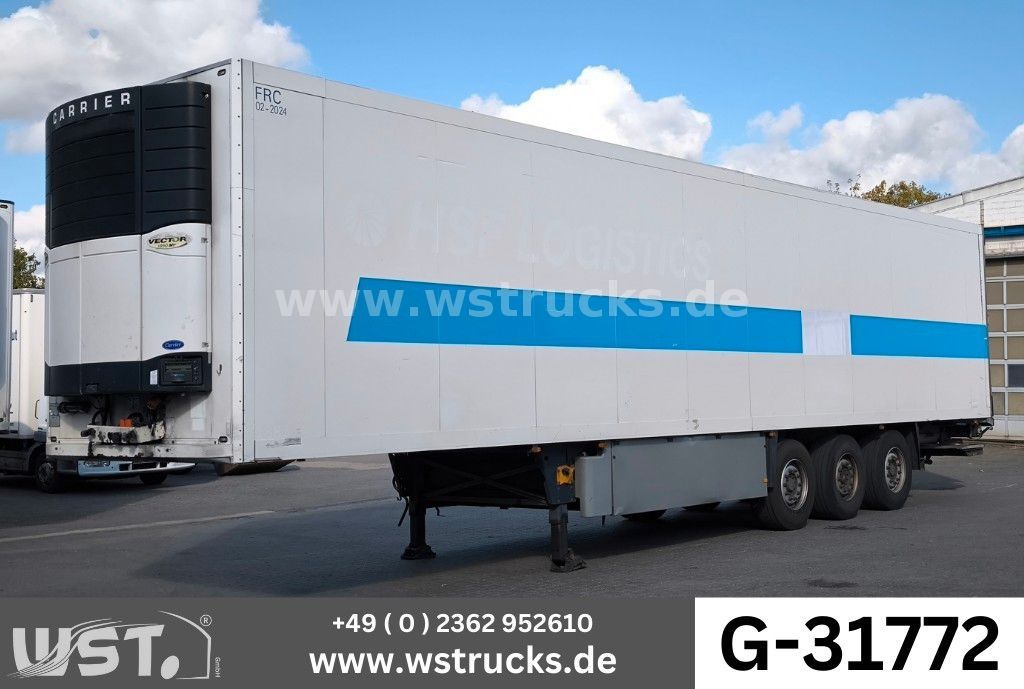 Schmitz Cargobull SKO 24 Kühlauflieger | Rohrbahn Vector 1850Mt - Semirremolque caja cerrada: foto 1 Schmitz Cargobull SKO 24 Kühlauflieger | Rohrbahn Vector 1850Mt - Semirremolque caja cerrada: foto 1