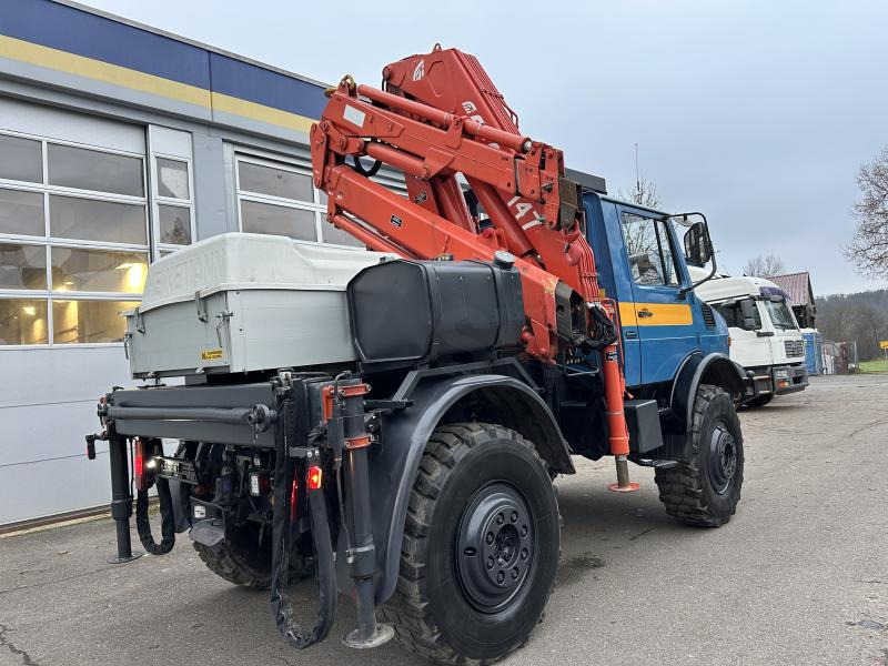 Unimog U 1500 (425) Ferrari Kran 147.2A*Jib* TÜV NEU! - Camión grúa: foto 3 Unimog U 1500 (425) Ferrari Kran 147.2A*Jib* TÜV NEU! - Camión grúa: foto 3