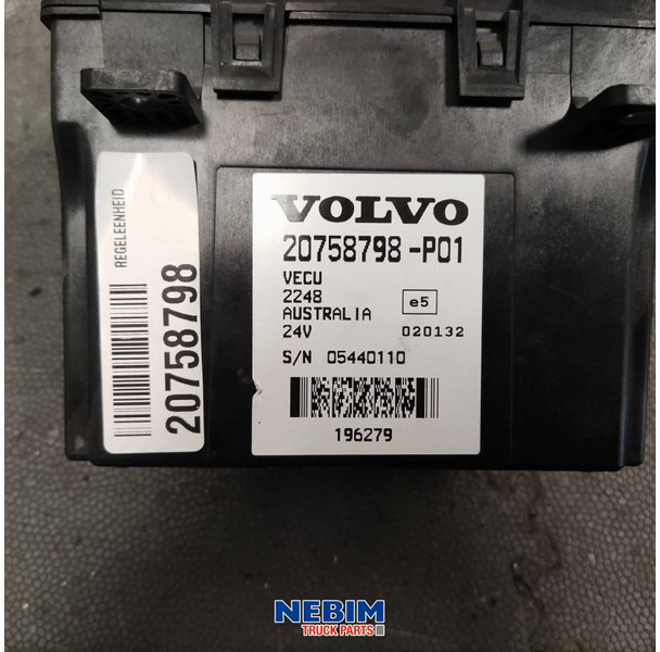 Volvo Volvo - 20758798 - Regeleenheid VECU - Recambio para Camión: foto 4 Volvo Volvo - 20758798 - Regeleenheid VECU - Recambio para Camión: foto 4