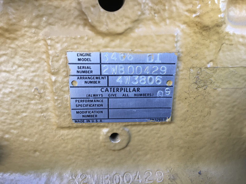 Generador industriale Caterpillar 3406DI GENERATOR 310KVA USED: foto 7