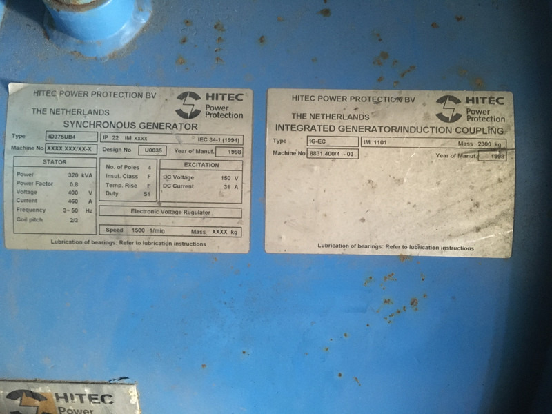 Generador industriale Detroit Diesel 8V92TA 8083-7405 GENERATOR 320KVA USED: foto 10 Generador industriale Detroit Diesel 8V92TA 8083-7405 GENERATOR 320KVA USED: foto 10