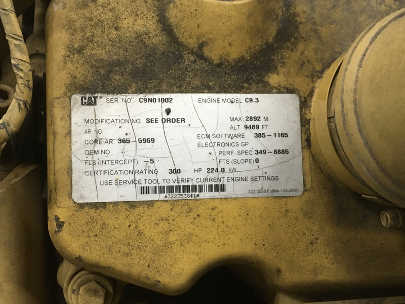 Caterpillar C9.3 C9N-3655969 USED - Maquinaria de construcción: foto 5 Caterpillar C9.3 C9N-3655969 USED - Maquinaria de construcción: foto 5