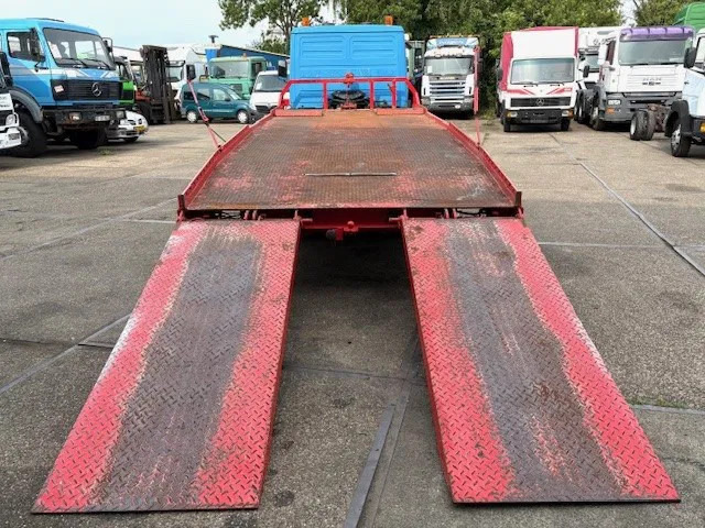 Camión portavehículos Mercedes-Benz LK 814 RECOVERY TRUCK / CAR-MACHINE TRANSPORTER (6-CILINDER / MANUAL GEARBOX / FULL STEEL SUSPENSION / WINCH / HYDRAULIC RAMPS): foto 7
