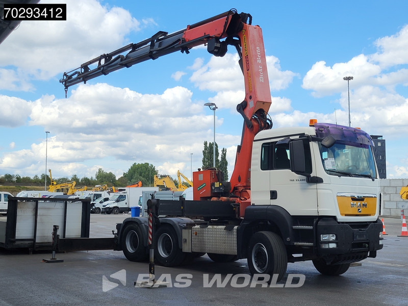 MAN TGS 33.480 6X4 Tractorhead with Palfinger PK42505 Crane Kran Retarder Big-Axle Manual Euro 5 - Cabeza tractora: foto 3 MAN TGS 33.480 6X4 Tractorhead with Palfinger PK42505 Crane Kran Retarder Big-Axle Manual Euro 5 - Cabeza tractora: foto 3