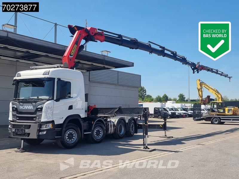 Scania G500 8X2 Retarder Liftachse Palfinger Kran PK 58.002 TEC F + JIB - Cabeza tractora: foto 1 Scania G500 8X2 Retarder Liftachse Palfinger Kran PK 58.002 TEC F + JIB - Cabeza tractora: foto 1
