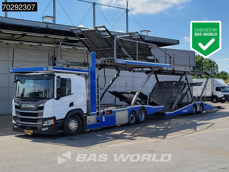 Scania P450 6X2 NL-Truck Car transporter Retarder Standklima Navi ACC LED Euro 6 - Camión: foto 1 Scania P450 6X2 NL-Truck Car transporter Retarder Standklima Navi ACC LED Euro 6 - Camión: foto 1