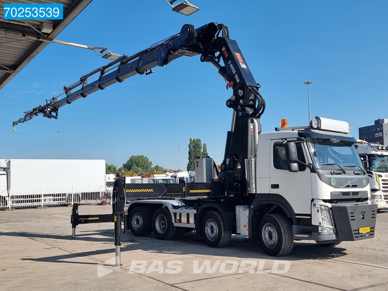 Volvo FM 420 8X2 Repaired Damage Hiab X-Hipro 1058E-6 Kran Crane Lift-Lenkachse - Camión, Camión grúa: foto 3 Volvo FM 420 8X2 Repaired Damage Hiab X-Hipro 1058E-6 Kran Crane Lift-Lenkachse - Camión, Camión grúa: foto 3
