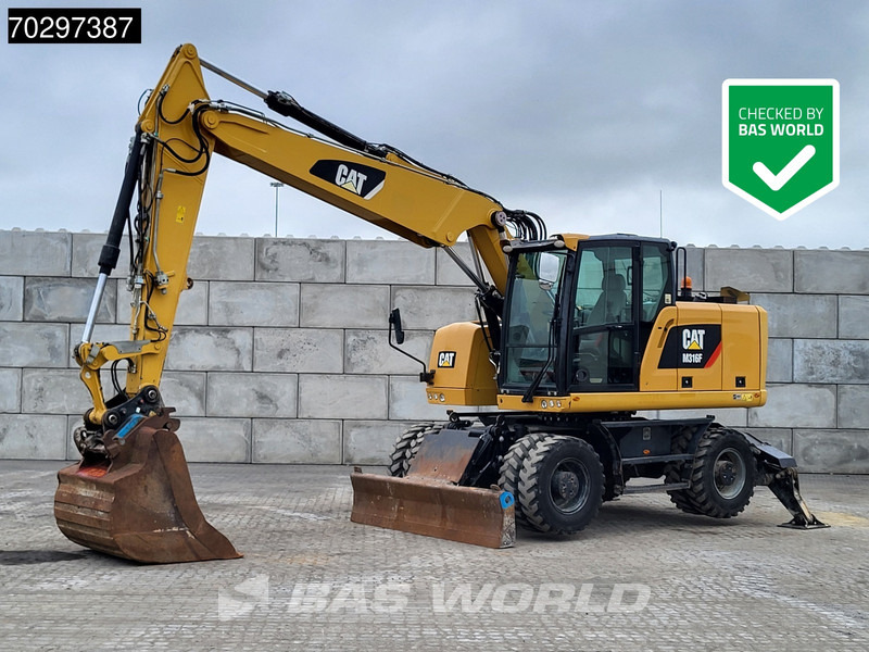 Caterpillar M316 F M316F OUTRIGGERS + BLADE - Excavadora de ruedas: foto 1 Caterpillar M316 F M316F OUTRIGGERS + BLADE - Excavadora de ruedas: foto 1