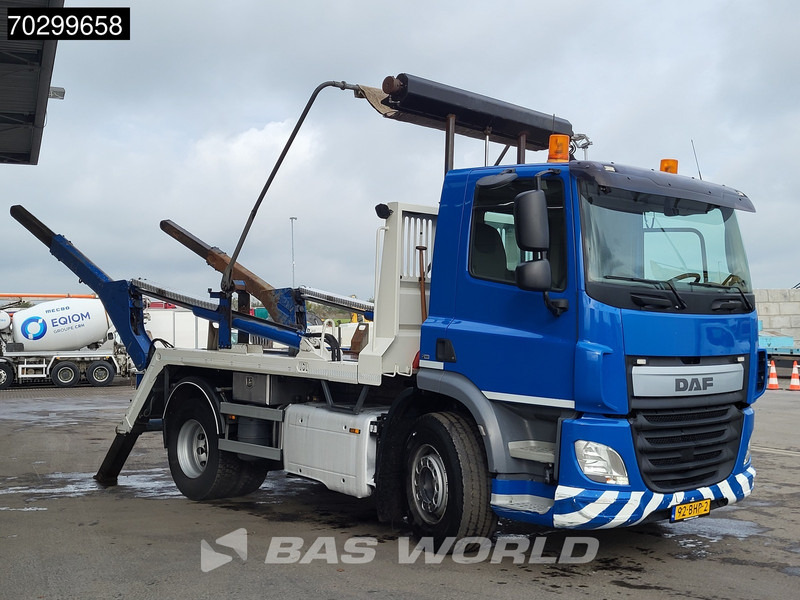 DAF CF 400 4X2 NL-Truck APK 14tons VDL skiploader ACC Automatic Euro 6 - Camión portacontenedor de cadenas: foto 3 DAF CF 400 4X2 NL-Truck APK 14tons VDL skiploader ACC Automatic Euro 6 - Camión portacontenedor de cadenas: foto 3
