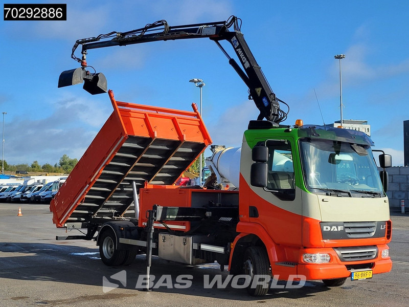 DAF LF45.210 LF 4X2 MKG HLK 66 Crane Kran 5m3 tipper Manual Euro 5 - Camión volquete, Camión grúa: foto 3 DAF LF45.210 LF 4X2 MKG HLK 66 Crane Kran 5m3 tipper Manual Euro 5 - Camión volquete, Camión grúa: foto 3