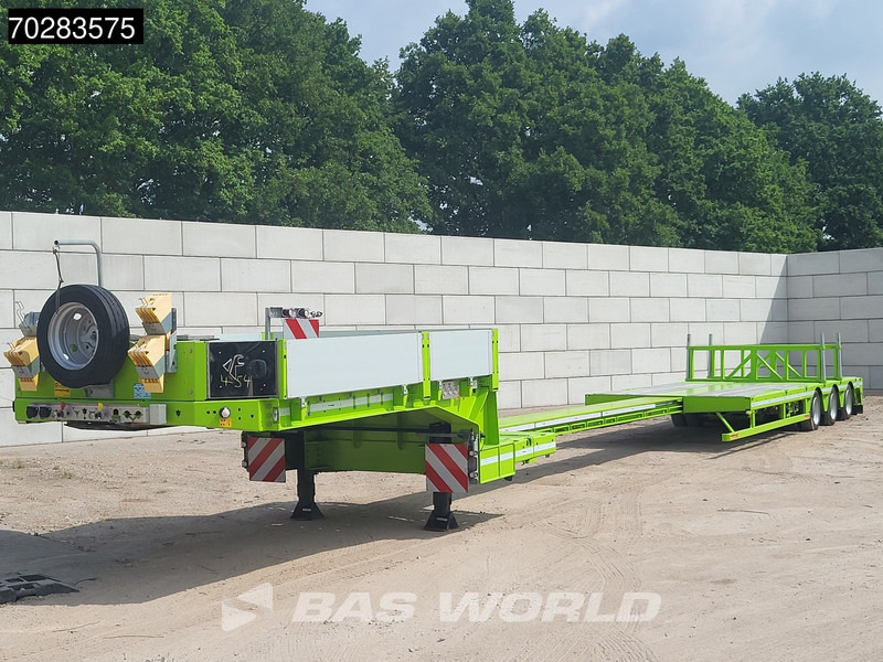 Faymonville F-S43-1AAF 3 axles Extendable Twistlocks 3x Hydraulic Steering Galvanised - Semirremolque góndola rebajadas: foto 2 Faymonville F-S43-1AAF 3 axles Extendable Twistlocks 3x Hydraulic Steering Galvanised - Semirremolque góndola rebajadas: foto 2