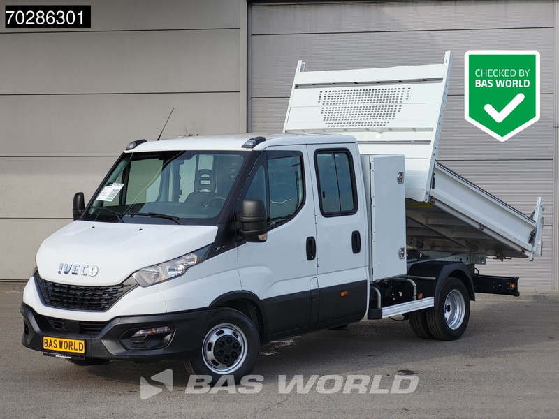 Furgoneta caja abierta Iveco Daily 35C14 Open Laadbak met Kist Dubbel Cabine Dubbellucht 3,5t Trekhaak Airco Cruise Euro6 Pickup Pritsche Open Box 2m3 A/C Towbar C: foto 1