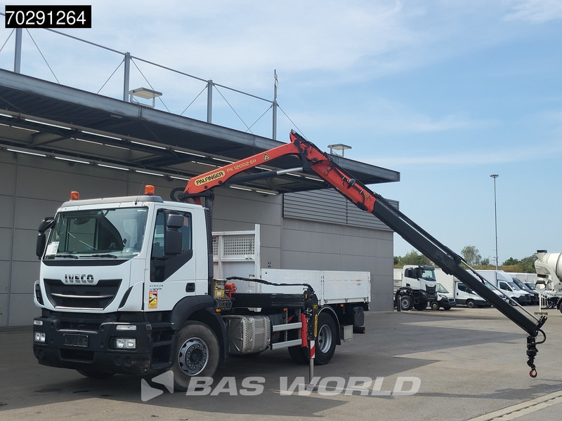 Iveco Stralis 310 4X2 Palfinger PK12002 EH Kran Crane Rotator Automatic Full Steel Euro 6 - Camión caja abierta, Camión grúa: foto 5 Iveco Stralis 310 4X2 Palfinger PK12002 EH Kran Crane Rotator Automatic Full Steel Euro 6 - Camión caja abierta, Camión grúa: foto 5