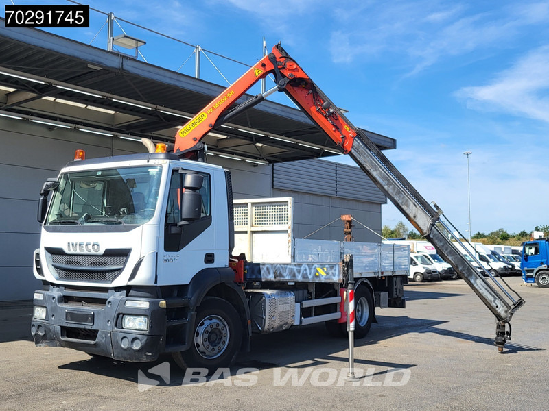 Iveco Stralis 310 4X2 Palfinger PK14502-SH Kran Crane Rotator Steel suspension Euro 6 - Camión caja abierta, Camión grúa: foto 5 Iveco Stralis 310 4X2 Palfinger PK14502-SH Kran Crane Rotator Steel suspension Euro 6 - Camión caja abierta, Camión grúa: foto 5