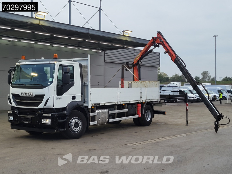 Iveco Stralis 310 Stralis 4X2 Palfinger PK12002 Crane Kran rotator Steelsuspension Automatic Euro 6 - Camión caja abierta, Camión grúa: foto 5 Iveco Stralis 310 Stralis 4X2 Palfinger PK12002 Crane Kran rotator Steelsuspension Automatic Euro 6 - Camión caja abierta, Camión grúa: foto 5