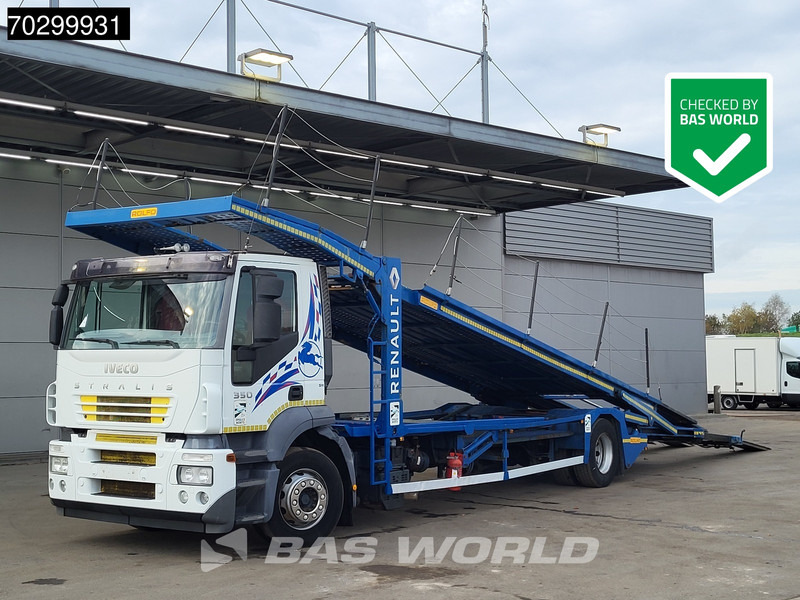 Iveco Stralis 350 4X2 19tons Rolfo Car transporter Winch Manual Euro 3 - Camión portavehículos: foto 1 Iveco Stralis 350 4X2 19tons Rolfo Car transporter Winch Manual Euro 3 - Camión portavehículos: foto 1
