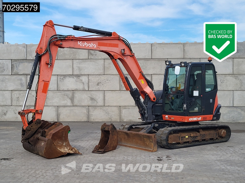 Kubota KX080-4a - Miniexcavadora: foto 1 Kubota KX080-4a - Miniexcavadora: foto 1