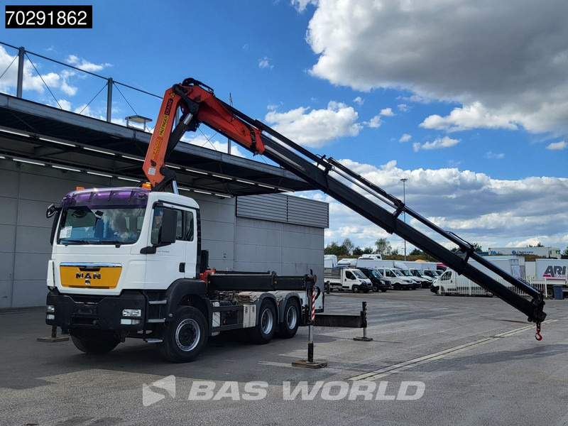 MAN TGS 33.480 6X4 Palfinger PK42505 Crane Fifth wheel Retarder Big-Axle Manual Euro 5 - Camión caja abierta, Camión grúa: foto 3 MAN TGS 33.480 6X4 Palfinger PK42505 Crane Fifth wheel Retarder Big-Axle Manual Euro 5 - Camión caja abierta, Camión grúa: foto 3
