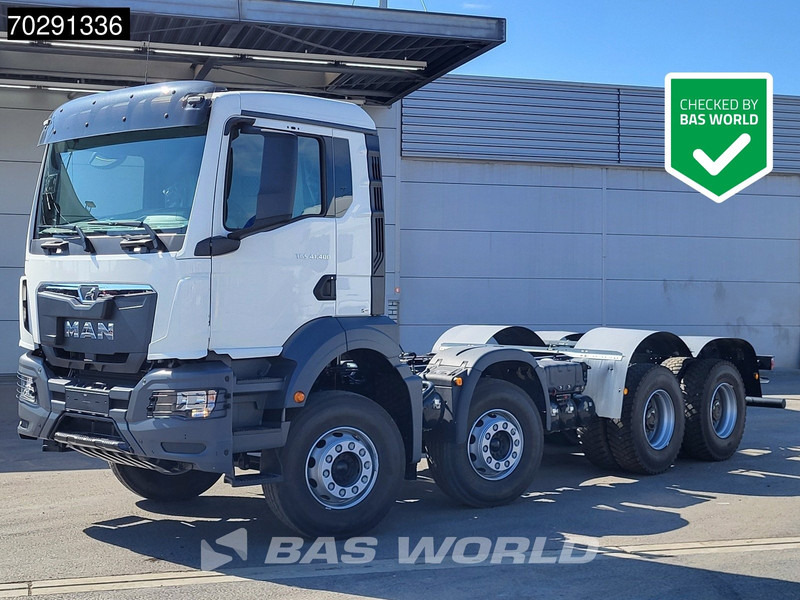 MAN TGS 41.400 8X4 New! Steelsuspension Big-Axle Manual Euro 2 - Camión chasis: foto 1 MAN TGS 41.400 8X4 New! Steelsuspension Big-Axle Manual Euro 2 - Camión chasis: foto 1