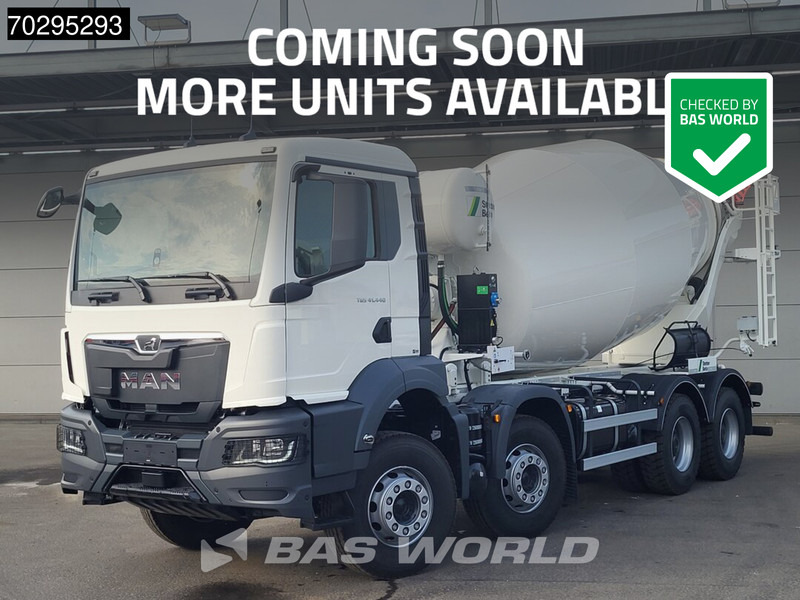 MAN TGS 41.440 8X4 New! 12m3 Stetter Steelsuspension Automatic Euro 6 - Camión hormigonera: foto 1 MAN TGS 41.440 8X4 New! 12m3 Stetter Steelsuspension Automatic Euro 6 - Camión hormigonera: foto 1
