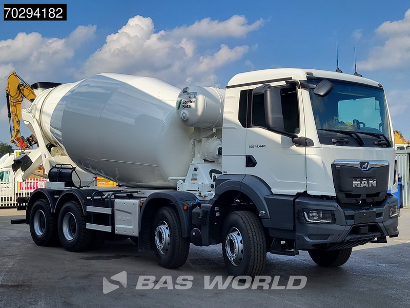 MAN TGS 41.440 8X4 New! Stetter 12 FHC BL Mixer Big-Axle Steelsuspension Automatic Euro 6 - Camión hormigonera: foto 3 MAN TGS 41.440 8X4 New! Stetter 12 FHC BL Mixer Big-Axle Steelsuspension Automatic Euro 6 - Camión hormigonera: foto 3