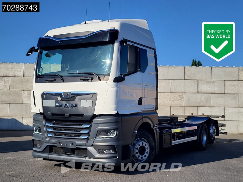 MAN TGX 26.470 6X2 BDF Retarder Lift-Axle LED Standairco Automatic Euro 6 - Camión portacontenedore/ Intercambiable: foto 1 MAN TGX 26.470 6X2 BDF Retarder Lift-Axle LED Standairco Automatic Euro 6 - Camión portacontenedore/ Intercambiable: foto 1