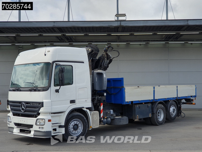 Mercedes-Benz Actros 2532 6X2 Fassi F330D3 Crane Kran Lift+steering Axle 3-Pedals Euro 3 - Camión caja abierta, Camión grúa: foto 1 Mercedes-Benz Actros 2532 6X2 Fassi F330D3 Crane Kran Lift+steering Axle 3-Pedals Euro 3 - Camión caja abierta, Camión grúa: foto 1