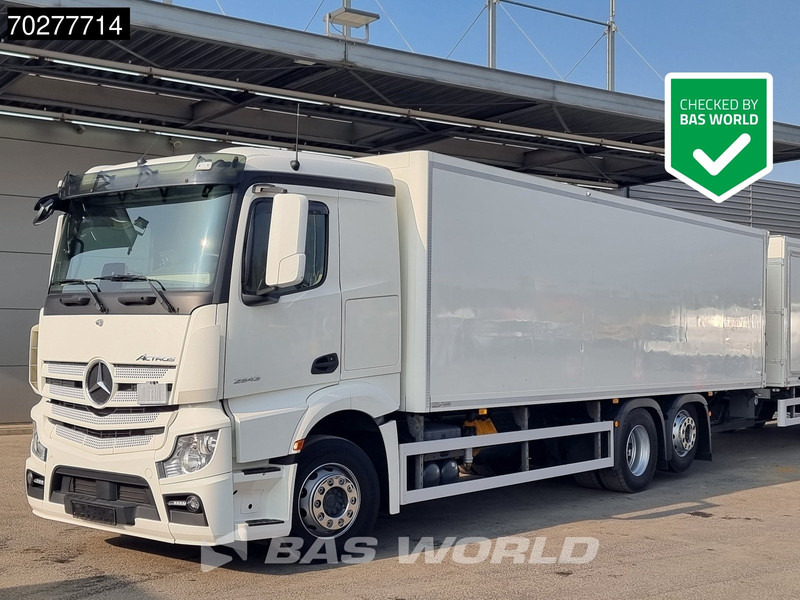 Mercedes-Benz Actros 2543 6X2 2000kg Ladebordwand Retarder Lift+Lenkachse Navi Automatic Euro 6 - Camión caja cerrada: foto 1 Mercedes-Benz Actros 2543 6X2 2000kg Ladebordwand Retarder Lift+Lenkachse Navi Automatic Euro 6 - Camión caja cerrada: foto 1