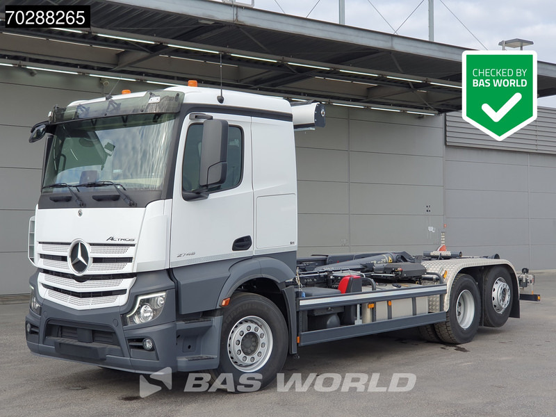 Camión multibasculante Mercedes-Benz Actros 2745 6X2 New! Meiller RS21 70 Hooklift Retarder Lift+Steering-Axle Navi Autoamtic Euro 6: foto 1
