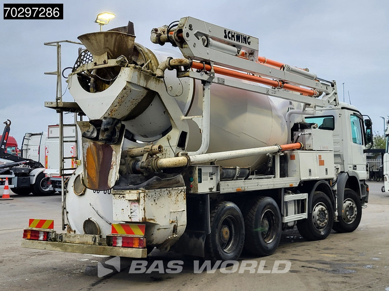 Mercedes-Benz Actros 3241 8X4 21meter Pump + 7m3 Stetter Mixer Steelsuspension Big-Axle Manual Euro 5 - Camión bomba de hormigón: foto 5 Mercedes-Benz Actros 3241 8X4 21meter Pump + 7m3 Stetter Mixer Steelsuspension Big-Axle Manual Euro 5 - Camión bomba de hormigón: foto 5