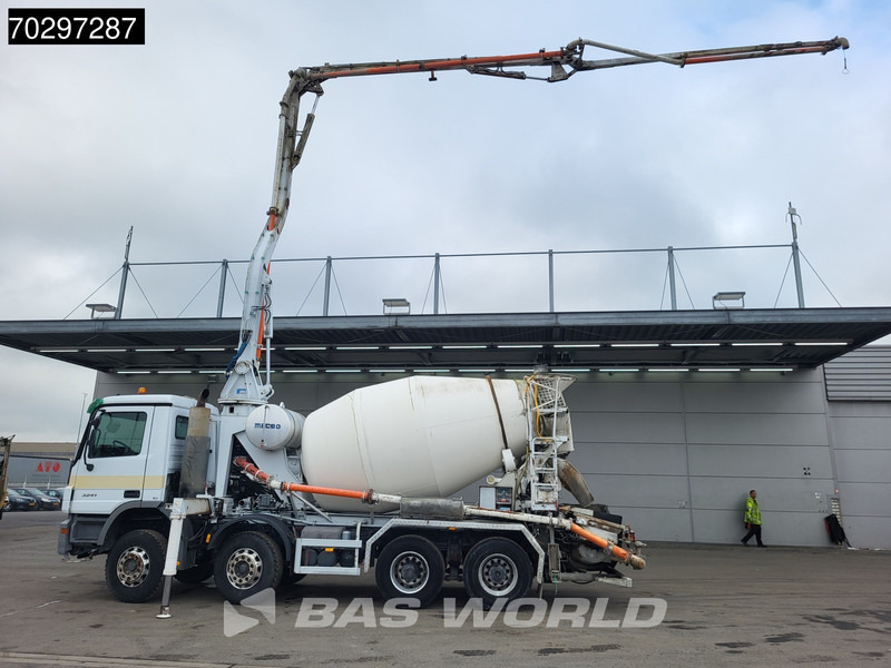 Mercedes-Benz Actros 3241 8X4 7m3 Mecbo Mixer Big-Axle Steelsuspension Pompe+Mixer Autoamtic Euro 3 - Camión bomba de hormigón: foto 2 Mercedes-Benz Actros 3241 8X4 7m3 Mecbo Mixer Big-Axle Steelsuspension Pompe+Mixer Autoamtic Euro 3 - Camión bomba de hormigón: foto 2